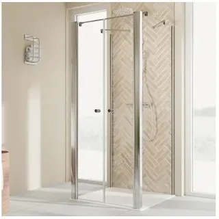 U-Kabine mit Pendeltür Breuer Elana 2.0 1000x1000x2000 mm Echtglas Klar hell sch