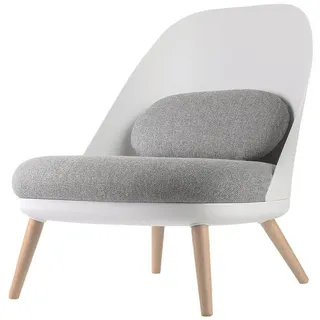 Paperflow Sessel COCOON Polyester 70,0 x 65,5 x 75,5 cm Weiß mit Kissen