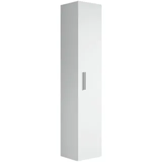 Badplaats Pluto Badezimmerschrank 30 x 30 x 150 cm Weiß Spanplatte/Massivholz