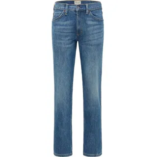 Mustang Tramper - Straight Fit Jeans in mittelblauen Used Look-W30 / L30