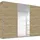 Schwebetürenschrank TOMA 271 x 210 x 62 cm Braun/Grau