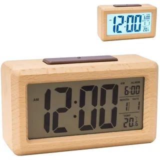 Relaxdays Wecker digital bronze