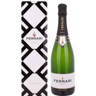 Ferrari Brut Trentodoc mit Geschenkkarton