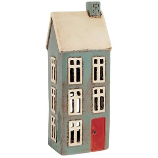 Village Pottery Teelichthalter, groß, Grau