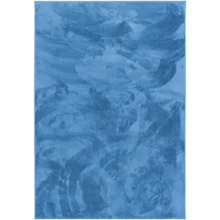 Snapstyle Hochflorteppich 140 x 200 cm Blau