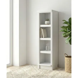 Standregal OTTO HOME "Riga Bücherregal Regal Breite/Tiefe 40/29 cm", cremeweiß, B:40cm H:126cm T:29cm, Massivholz, Regale, Standregal, aus massiver Kiefer, FSC-zertifiziert