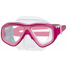 Mares Puffer, Schnorchelmaske für Kinder Mit Großer Vertikaler und Horizontaler Sichtbarkeit, Unisex, Pink