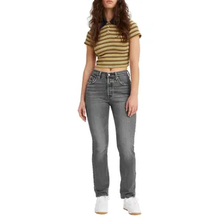 Levi's Damen 501 Jeans For Women Jeans, Grau, 27W / 30L