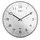 Funk-Wanduhr grau