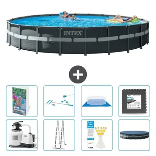 Ultra XTR Pool Rund - 732x132 cm - 7-teilig S565 - Grau