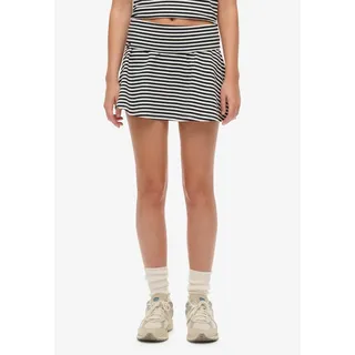 Superdry Miniröck Damen Gestreift Eclipse Navy Stripe S