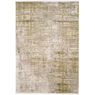 Dieter Knoll Vintage-Teppich , Grün, Beige , Textil , Abstraktes , rechteckig , 80x150 cm , Oeko-Tex® Standard 100 , leicht zusammenrollbar , Teppiche Und Böden, Teppiche, Webteppiche