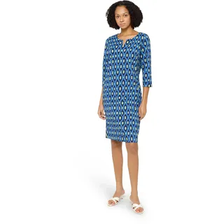 Cartoon Bodykleid Casual-Kleid Blau/Grün 44