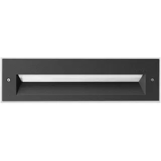 Bega 33054K3 Einbauwandleuchte, 7,5W, 433lm, 3000K, grafit - Grau