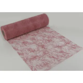 25 m x 30 cm Sizoflor® Vlies Original Tischband rosa Tischläufer für Hochzeit Taufe Verlobung Geburtstage