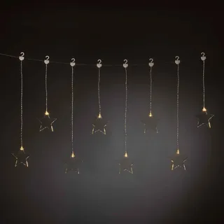 Konstsmide LED Lichtervorhang 8 Plexisterne