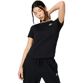 Nike Sportswear Club Essentials T-Shirt Damen 010 black S