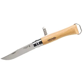 Opinel N10 Outdoormesser und Korkenzieher mit Flaschenöffner in einem im Blister