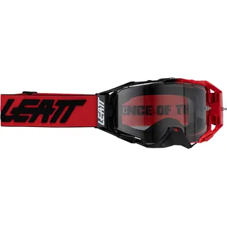 Leatt Velocity 6.5 Offroad-brille - Red - Light Grey