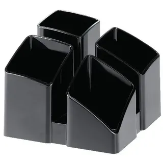 HAN Stiftehalter Scala 12,5 x 10 x 12,5 cm Schwarz 4 St.