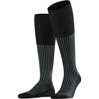 Falke Oxford Stripe Kniestrümpfe Black 43-44