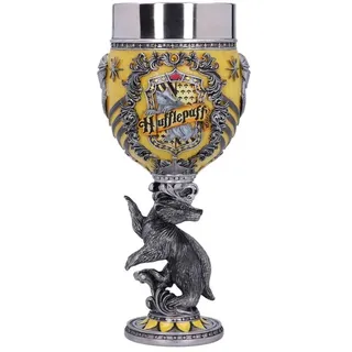 Nemesis Now Harry Potter Hufflepuff Hogwarts House Collectable Goblet, Harz, Gelb, Silber, 1.25 picometer