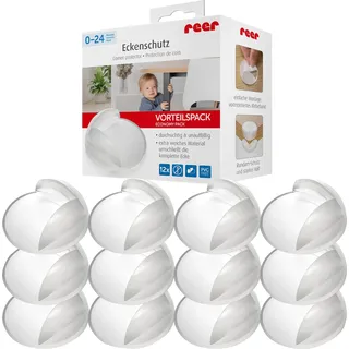 Reer Eckenschutz TPE, PVC-frei, Vorteilspack 12 Stück, Transparent