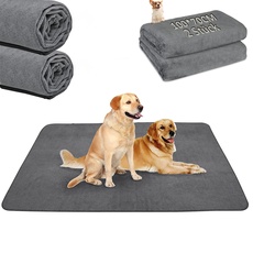 2er Welpenunterlage Waschbar Puppy Training Pads, 100 x 70cm Schnell Absorbierend Haustier Hygieneunterlage, Wiederverwendbar Trainingsunterlagen für Welpen, Alte, oder inkontinente Hunde