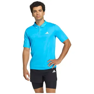 Adidas Workout Essentials Base Kurzarm-poloshirt - Lucid Aquamarine - XL