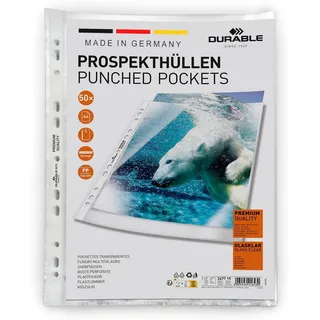 Durable Prospekthüllen A4 glasklar, 267719