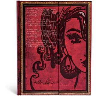 Paperblanks Faszinierende Handschriften Amy Winehouse Tears Dry - Faux Leder - Notizbuch Groß Liniert - Paperblanks