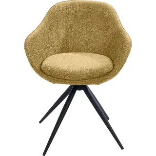 K+W Komfort & Wohnen Drehstuhl »ZOOM« () 4-Fuß Drehstuhl mit Gestell aus Metall schwarz Struktur K+W Komfort & Wohnen