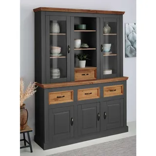 OTTO home Buffet Selma 145 x 38 x 191 cm Grau