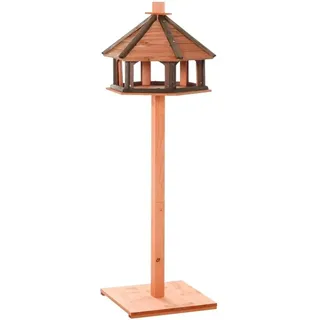 PawHut Vogelhaus Vogelständer Spielstand mit Wasserfestem Dach