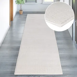 MY HOME Läufer »Ariano, dezenter Glanz mit Hoch-Tief-Struktur« rechteckig 12 mm Höhe Vintage Design, Schrumpf Carving-Effekt, Wohnzimmer, Flur, beige