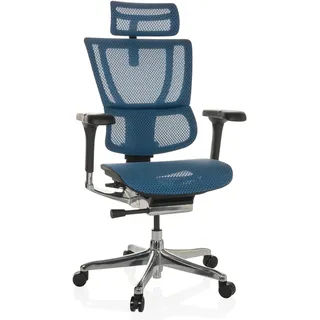 HJH Office ERGOHUMAN Slim GEN2 Netz Blau