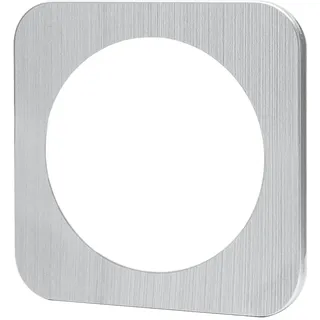 Wandschild aus Aluminium, deutsch/französisches Design und Schlüssel in eleganter Silberfarbe. Ideal, um jeden Raum mit Stil und Funktionalität zu modernisieren.