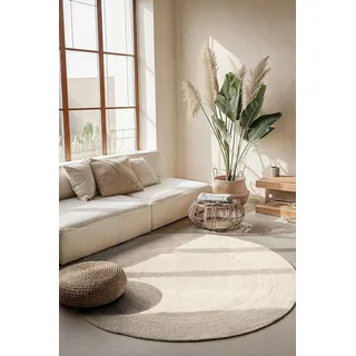 HANSE HOME "Rangpur Juteteppich, in rund und oval", oval 10 mm Höhe handgewebt, 100% Jute, Natur, Wohnzimmer, Flur, Boho, Skandi,