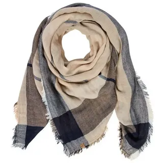 CAMEL ACTIVE Damen Schal aus einem Baumwollmix Nachtblau, womenswear-OS