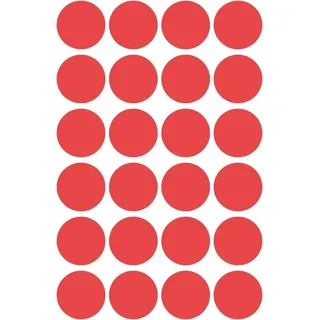 Avery Zweckform Markierungspunkte 3004 Rot Ø 18 mm 4 Blatt 96 Etiketten