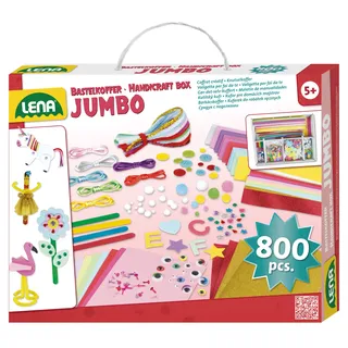 Lena LENA® Bastelkoffer Jumbo pink, 42664