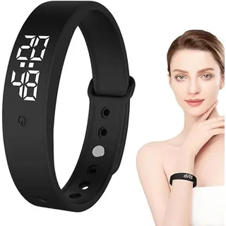 DASIAUTOEM Vibrationswecker Armband, Vibrationsalarm Erinnerung Uhr, Armband Wecker Vibration mit Timer, 10 Täglichen Alarmen, Trinkerinnerung Alarm Medikamenten Wecker für Erwachsene