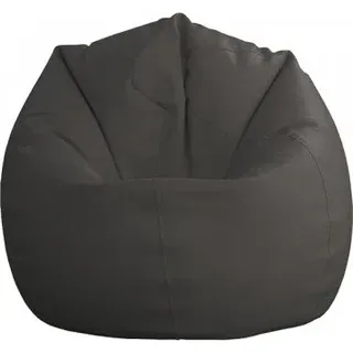 Sitzsack SOFTY, PolyurethanKunstleder, dunkel grau, 60x105 cm - Dunkelbraun