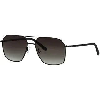 Sonnenbrille HUMPHREY ́S EYEWEAR "Modell 586150", Herren, schwarz, matt, Sonnenbrillen Sonnenbrille, Form Panto, Logoschriftzug auf Bügel, Metallfassung