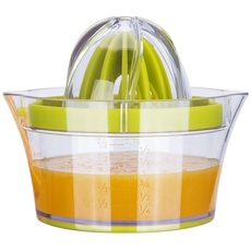 YAKAiYAL Manuell Zitronenpresse Multifunktional Orange Handpresse Zitrusfrucht Manueller Entsafter Zitruspresse Saftpresse mit 400ML Saftbehälter