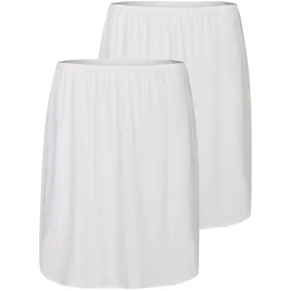 Nina Von C. Unterrock "2er Pack Halbrock Länge 50 cm Elegance", weiß