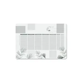 SIGEL Schreibtischunterlage DESIGN khaki/weiß Papier 59,5 x 41,0 cm, 30 Blatt