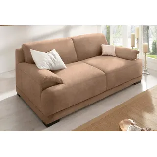 Home Affaire Couch Mikrofaser 3-Sitzer Café