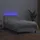 Boxspringbett mit Matratze LED 90x190 cm Kunstleder