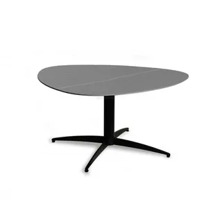 M2 Kollektion Tokio 1 – Couchtisch 60x35x60cm | gesinterter Stein, hellgrau marmoriert